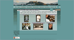 Desktop Screenshot of casadigasperi.com